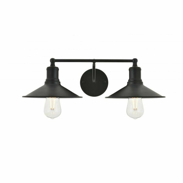 Cling Etude 2 Light Black Wall Sconce CL2222484